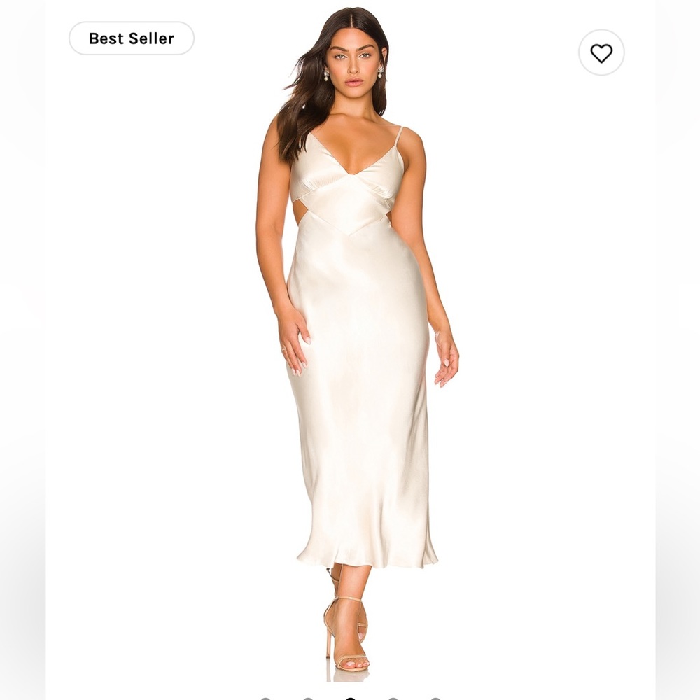 LA LUNE BACKLESS MIDI DRESS